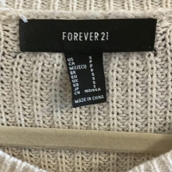 Forever 21 white Knit Sweater - Picture 3 of 4